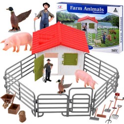 Ūkio rinkinys su gyvūnais...