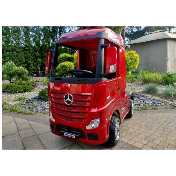 Elektromobilis Sunkvežimis Mercedes Actros, LCD, Lakuotas, Raudonas