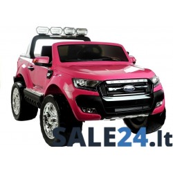 Elektromobilis visureigis FORD RANGER 4x4, Lakuotas, Rožinis