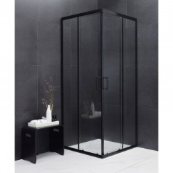 Mexen Rio kvadratinė dušo kabina, 70x70, 80x80,90x90, juoda