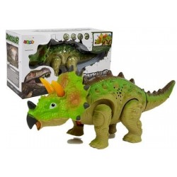 Triceratops dinozauras, žalias