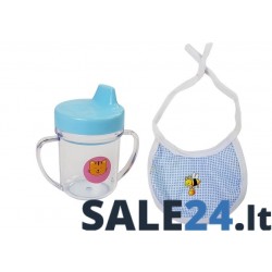 Lėlė kūdikis su aksesuarais, 45 cm, mėlynas