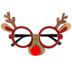 Kalėdiniai elnio akiniai