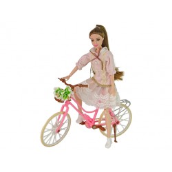 Lėlė Emily su dviračiu