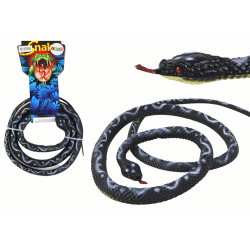 Guminė gyvatė, juoda, 130 cm