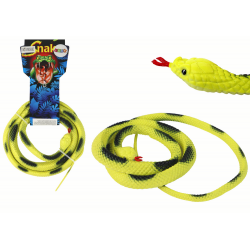 Guminė gyvatė, geltona, 130 cm