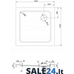 Mexen Slim 70x70, 80x80,...