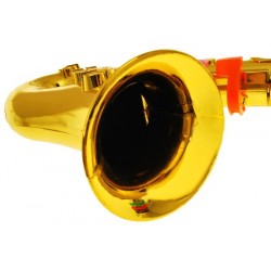 Žaislinis saksofonas, auksinis